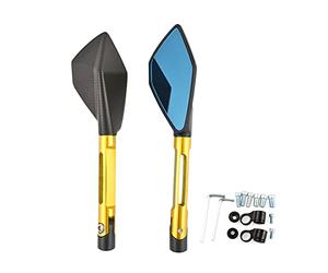 Universal 8mm 10mm Motorcycle Rear View Side Mirrors Assembly For Yamaha XJR1300 XJ6 For V-max For MT-01 For MT-03 TDM900 Yamaha FZ1 FZ6 For YBR(1)