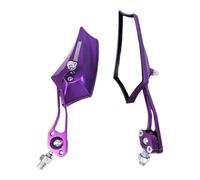 Universal 8mm 10mm Motorcycle Rearview Mirrors 1 Pair For Suzuki For YAM&AHA For B&MW Off-Road Biker Moto Motorbike Accessories Motorcycle Rear View Side Mirrors