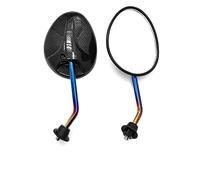 Universal 8mm Motorcycle Rearview Mirror Round Burnt Titanium Rearview Mirror For CB500X CB650F CB1000R PCX125 PCX150
