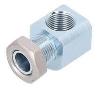 Universal 90° Oxygen Sensor Extender M18x1.5 Iron Extension Spacer Adapter Fitting for Car