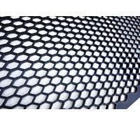 Universal ABS Plastic Mesh Grill Black 104x34cm