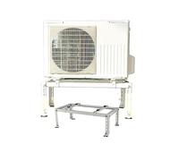 Universal AC Support Bracket - No Drill Air Conditioner Mounting Bracket 204 kg Load Capacity with Leveling System Compatible with Ductless AC & Heat Pumps.