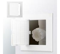 Universal Access Door ABS Concealed Access Panel Loft Hatch Drywall Inspection Panel for Ceilings, Electrical, Plumbing((WxH) 12x15cm/4.7x5.9in)