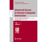 Universal Access in Human-Computer Interaction: 20th International Conference, UAHCI 2026, Held as Part of the 28th HCI International Conference, HCII ... (Lecture Notes in Computer Science, 16711)