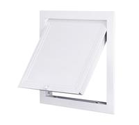 Universal Access Panel for Walls or Ceilings, Flush Inspection Door with Aluminum Alloy Frame, White Opening Flap Cover Plate for Plumbing Repair(32x48in/81x122cm)