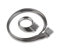 Universal Adjustable 32-41mm 70-127mm Axle CV Joint Boot Clamp Kit Stainless Steel Driveshaft Crimp Clip Car Drive Shaft Joint Kits CV Boot Installation to(20Pcs)