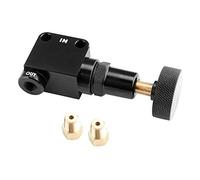 Universal Adjustable Brake Proportioning Valve, Proportion Valve for Race Car Drifting Track Racing, 100-1000 PSI Pressure Regulator with Forged Aluminium Body, Black