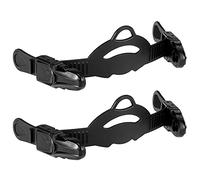 Universal Adjustable Diving Fin Straps - Rubber & Plastic Replacement Buckles, 36cm/14.2in, Lightweight 212.6g/7.5oz, Pack of 2