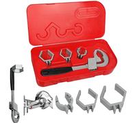 Universal Adjustable Double Wrench 80mm Open-end Crescent Wrench Pipe Wrench for Valves/Faucets/Connecting Pipes/Shower Heads Hand Tool with Box Multifunctional Wrench for Water Pipe Repair