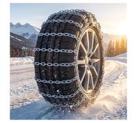 Universal Adjustable Emergency Portable Snow Tire Chains | Tire Traction Chain, Snow Chains for SUV Truck Car in Snow, Sand, Mud and Ice(275/55R20)