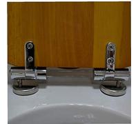 Universal Adjustable Pair of Effect Toilet Seat Hinge Set Pair Fashion Bathroom Replace Fittings