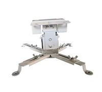 Universal Adjustable Projector Ceiling Mount Iron 15kg White