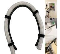 Universal Adjustable Shape Drain Hose Guide Assembly Fits All Drain Hose, Flexible Laundry Tub Washing Machine Discharge Hose Clip Hose Holder - You can Mold it to fit Your Needs.