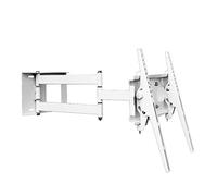 Universal Adjustable TV Stand for 26”-55” Sns Thickened Wall Bracket with Teles Rotat Modern White Design Stable TV Rack for Home Entertainment