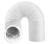 Universal Air Con Vent Hose PVC Aluminium Foil Insulated Portable Air Conditioner Duct Outlet Pipe (6" x 2.5m)