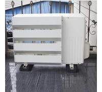 Universal Air Conditioner Cover for Outdoor Units Wind Protection for Condensers Heat Pump Shield Air Outlet Guard Weatherproof Design Prevents Wind Damage