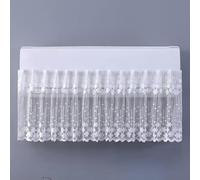 Universal Air Conditioner Deflector Mesh Curtain, Anti-Direct Blowing Wind Baffle for Wall-Mounted AC, Breathable Shading Net with Self-Adhesive Magic Tape (Meteor Shower Pleated Lay)