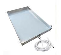 Universal Air Conditioner Drain Pan with Flexible Hose - Leak Prevention & Reliable Solution for HVAC Systems Compatible with Most Air Conditioning Units