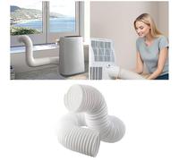 Universal Air Conditioner Exhaust Hose, Air Conditioning Duct Hose, Portable Mobile Vent Pipe Extended, Flexible Air Con Vent Universal AC Pipe - 150 CM Length (Left-Handed)