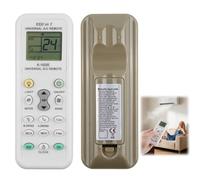 Universal Air Conditioner Remote Control with LED Display - 1000 in 1 A/C Controller Replacement Compatible with LG Gree Midea Toshiba Samsung Haier Panasonic Daikin Hitachi Sharp Bosch and More