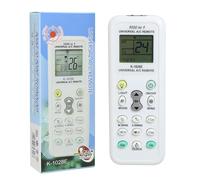 Universal Air Conditioner Remote Control with LED Display, 1000 in 1 A/C Controller Replacement for LG Gree Midea Toshiba Haier Hitachi Sharp Panasonic Hisense Fujitsu Whirlpool Bosch, and More