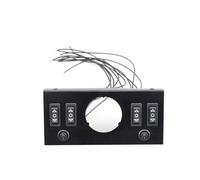 Universal Air Ride Suspension Five In One Display Pressure Gauge With Solenoid Valve And Control Panel Ship Type Switch(Just Plate)