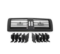 Universal Air Vent Cover Car Front Center Dash Middle Air Conditioner AC Vent Grille Outlet Panel For Benz W251 R Class R300 R320 R350 R400 R500(Model A Black)