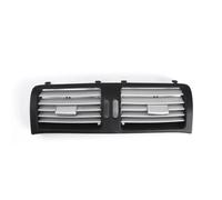 Universal Air Vent Cover Front Row Wind Middle Center Console Air Conditioning Vent Grill Outlet Panel For Benz For W251 R Class 2518300554(Black Silver)