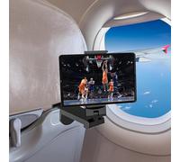 Universal Airplane Tablet Holder Mount, Travel Tablet Stand,Handsfree Travel Essential Tablet Mount with Multi-Directional 360 ° Rotation for Flying, Desk,Study,Compatible with iPad/Galaxy Tabs/Kindle
