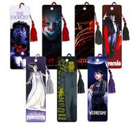 Horror Themed Bookmarks - Scary Bookmarks for Adults Bundle Includes 6 Horror Monster Bookmarks | Horror Movie Gifts