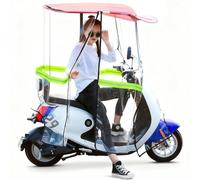 Universal All-Weather Rain Cover for Mobility Scooters, Electric Scooters, Motorcycles with Reflective Strips and Storage Pocket