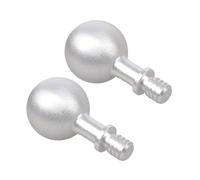 Universal Aluminum 17mm Ball Head Adapter and 1/4" Female Thread Tripod Screw Converter Two Phone Mount Gear Mounting Solution