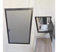 Universal Aluminum Access Door with 18 Mm Thick Honeycomb Panel, Soundproof Waterproof Wall Access Panel for HVAC, Plumbing, Mechanical, Outdoor(Gray,18x26in(46x66cm))