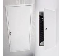Universal Aluminum Access Door with 18 Mm Thick Honeycomb Panel, Soundproof Waterproof Wall Access Panel for HVAC, Plumbing, Mechanical, Outdoor(White,24x44in(61x112cm))
