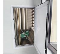 Universal Aluminum Access Panel for HVAC Ducts - Sound Insulation & Easy Access Attic Door (22x28in, 56x71cm) - Durable Electrical Inspection Hatch for Outdoor Crawl Spaces