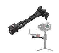 Universal Aluminum Alloy Gimbal Extention Bar Bracket Handheld Stabilizer Accessories with Numerous 1/4in & 3/8in Threaded Holes 2 Cold Shoe Mounts & 1/4in Screw Compatible with DJI Ronin S3/RS3
