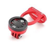 Universal Aluminum Alloy Stem Mount for, Bryton, IGS, Cateye Stopwatches & Accessories - Black, Red, Silver - 105x95x30mm