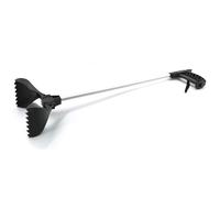 Universal Aluminum Grabber with Shovel Grabber Trash Grabber Waste Gripper Black