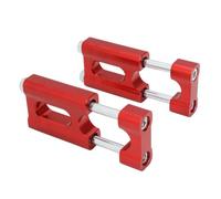 Universal Aluminum Handlebar Mount Adapter Clamp Compatible With Motorcycles And Bikes Accessories Bar Mounting D343(Rouge)