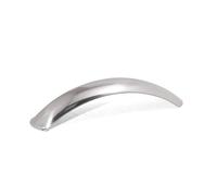 LSL Aluminium mudguard, polished 500 mm/18 inch, 105 mm wide, silver