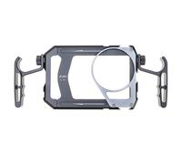 Universal Aluminum Phone Cage Video Rig Kit Stabilizer W/Handles + 67mm Thread Filter Adapter Rig for iPhone 16 15 14 Pro Max Samsung Cell Phone Vlog Live Stream Filmmaking, Cold Shoe Tripod Mount