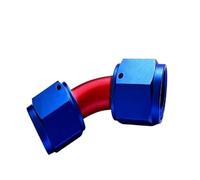 Universal AN4-AN12 Female Hydraulic Hose Elbow Fittings - 45°/90°/180° Angles for Oil Cooler Systems(45 Degree,AN6_Other)