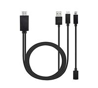 Universal Android Phone MHL Micro USB to HD 1080P HD TV Cable Adapter - Black,