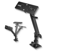 Universal Anodized Aluminum Fish Finder& Chartplotters Mount, 18in-to-24inch Adjustable Height, 180 Degree Adjustable Angle -Compatible with Garmin, Humminbird, Lowrance and More