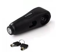 Universal Anti-Theft Brake Lever Lock + Alarm Lock for Motorcycle, Scooter, Bicycle Black with 2 Keys