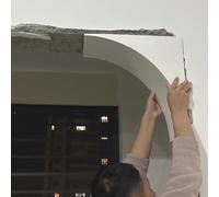 Universal Arch Shaped Gypsum Board Kit, 2 PCS Rounded Doorway Corner Door Arch Trim Decoration, Paintable Curved DIY Arch Doorway Kit(Thick 21cm(8.3"),30x30cm(11.8x11.8"))