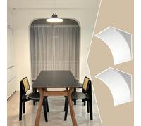 Universal Arch Way Doorway Frame Kit, 2 Pieces Half-Circle Archway Molding Kits, High-Density Door Arch Trim for Restaurant/Clothing Store/Entry(28x41x41cm (11.0x16.1x16.1"))