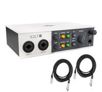 Universal Audio Volt 2 USB Audio Interface - Bundle with 2 XLR Cables