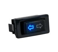Universal Auto Car Power Window Switch Lifting Switch 5 Pin DC 12V 20A Blue/Red Light Color And Harness Auto Window Switch Button(Blue Switch Only)