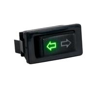 Universal Auto Car Power Window Switch Lifting Switch 5 Pin DC 12V 20A Blue/Red Light Color And Harness Auto Window Switch Button(Green Switch Only)